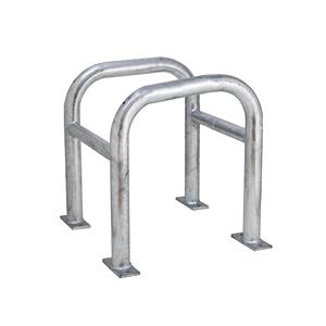 Rammschutz für Pfosten verzinkt HxBxT 600 x 520 x 520 mm