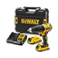 DeWalt DCD778D2T 18V Li-Ion accu Klopboor-/schroefmachine set in Tstak (2x 2.0Ah accu) - 65Nm