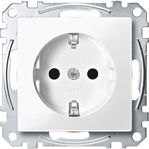 Merten MEG2300-0319 - Socket outlet protective contact white MEG2300-0319, special offer