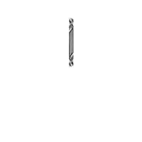 Heller 21413 1 HSS Dubbele boor 4 mm Gezamenlijke lengte 55 mm Cilinderschacht 10 stuk(s)