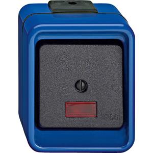 Merten 375975 - Push button 1 make contact (NO) blue 375975, special offer