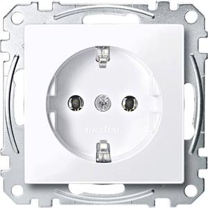 Merten SCHUKO-Steckdose aws/gl MEG2301-0325