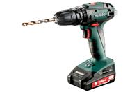 Akku-Schlagbohrmaschine SB 18 (602245560); Kunststoffkoffer; 18V 2x Li-Ion + SC 60 Plus - METABO