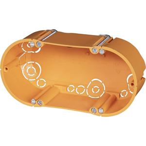 qualitybrand Hohlwanddose doppelt f.Kombinationen D.2x68mm T.47mm IP30 - QUALITY BRAND