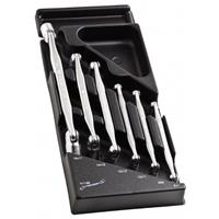 Facom Module met 6 scharnierende dopsleutels van 6 tot 17 mm - 12-kant