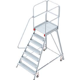 Euroline Premium 515 Mobile Podesttreppe einseitig 7 Stufen