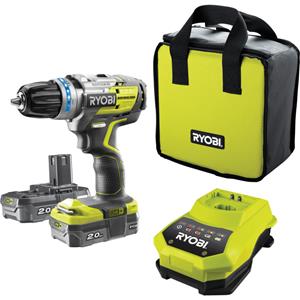 Ryobi R18PDBL-220S klopboorschroevendraaier Accu inbegrepen