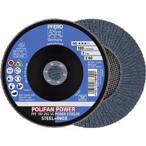 PFERD 67686185 Z Sg Power Steelox Lamellenschijf Diameter 180 mm Boordiameter 22.23 mm 10 stuk(s)