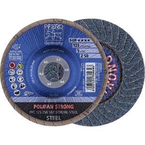 Pferd Fächer Schleifscheiben Z 50SGP 125mm K 50 STRONG
