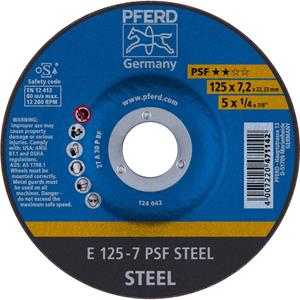 Pferd 62012634 Afbraamschijf E 125-7 PSF steel Ã 125 mm 1 stuks