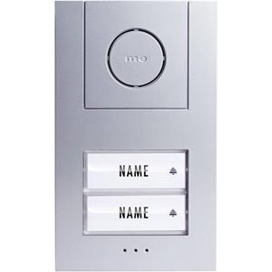 m-emodern-electronics m-e modern-electronics VISTUS AD ALU 420 Vistus Buitenunit voor Deurintercom Kabelgebonden Tweegezinswoning Zilver, Wit