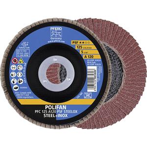 POLIFAN-tandveerring PFC 125 A 120 PSF STEELOX Pferd 67749125 Diameter 125 mm