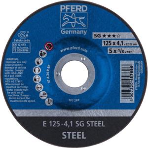 Pferd 62212426 Afbraamschijf E 125-4,1 SG steel Ã 125 mm 1 stuks