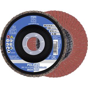 POLIFAN-tandveerring PFF 115 A-COOL 40 SG INOX+aluminium Pferd 67654115 Diameter 115 mm