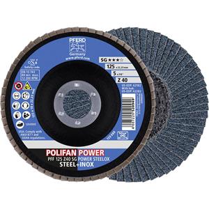 POLIFAN-tandveerring PFF 125 Z 40 SG POWER STEELOX Pferd 67684125 Diameter 125 mm