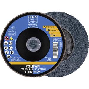 POLIFAN-tandveerring PFC 180 Z 40 PSF STEELOX Pferd 67764185 Diameter 180 mm