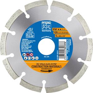 PFERD 68012221 Ds Psf Diamanten doorslijpschijf Diameter 125 mm Boordiameter 22.23 mm 1 stuk(s)