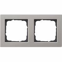 Gira 021233 - Frame 2-gang stainless steel 021233