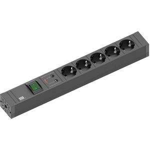 bachmann 420.0022 - Socket outlet strip black 420.0022