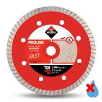 Rubi 31975 TCR 180 Diamantzaagblad voor droogzagen - 22,2 x 180mm - Porselein