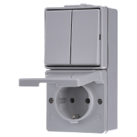675 W - Combination switch/wall socket outlet 675 W