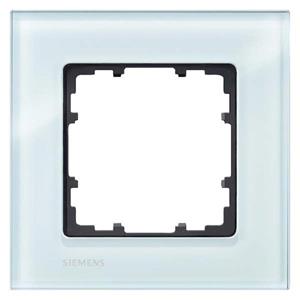 siemens 1fach Rahmen Delta Glas 5TG12010