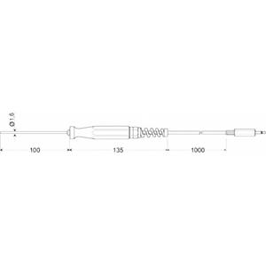 Greisinger GTF 175/1.6 Tauchfühler -70 bis 200°C Fühler-Typ Pt1000
