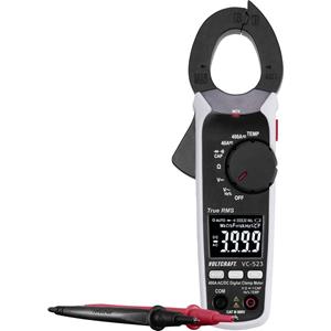 Stroomtang Digitaal Voltcraft VC-523 Kalibratie: Fabrieksstandaard (zonder certificaat) CAT III 600 V Weergave (counts): 4000