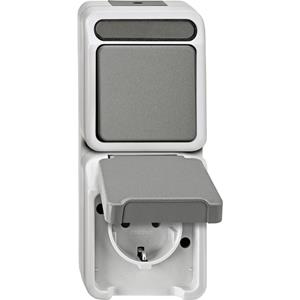 Schneider Electric MEG3494-8029 - Combination switch/wall socket outlet MEG3494-8029