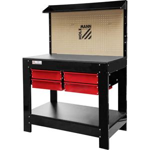 HOLZMANN-MASCHINEN Werkbank WT37 4 Schubladen inkl 20 Haken