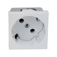 KOPOS QP 45x45_HB Geräteeinsatz 1fach Steckdose (L x B) 45mm x 45mm 1 St. Weiß