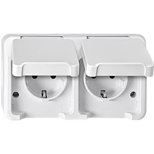 Schneider Electric MEG2320-8019 - Socket outlet protective contact white MEG2320-8019, special offer