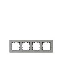 Siemens Schalterprogramm 4fach Rahmen Delta Natur 5TG11240