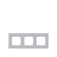Siemens Schalterprogramm 3fach Rahmen Delta Aluminium (Metallic) 5TG11131