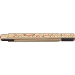 Hultafors 61-1-6 Duimstok - Metrisch/Inches - 17mm x 1m