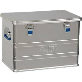 Alutec München Transportkiste COMFORT 73 - Aluminium Box 73mit Deckel verschließbar - 73 Liter