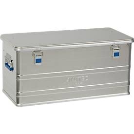 Alutec München Transportkiste COMFORT 92 - Aluminium Box 92mit Deckel verschließbar - 92 Liter