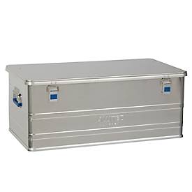 Alutec München Transportkiste COMFORT 140 - Aluminium Box 140 Liter mit Deckel verschließbar - 140 Liter