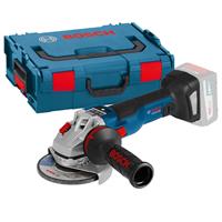 Bosch GWS 18V-10 SC SOLO 18V Li-Ion accu haakse slijper body in L-Boxx