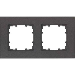 siemens 2fach Rahmen Delta Carbon 5TG11122