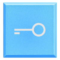 legrand Abdeckung Axolute Blau H4920LF