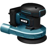 Wesco excentrische schuurmachine WS2996,9 Bare Tool + accessoires