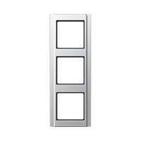 Jung A 583 AL - Frame 3-gang aluminium A 583 AL