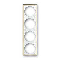 Busch-Jaeger 4fach Rahmen Rahmen Gold 2CKA001754A3641