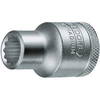 gedorewerkzeugfabrik Steckschlüsseleinsatz DIN3124 ISO2725-1 1/2Zoll SW 36mm 12KT UD-Profil verchromt - GEDORE WERKZEUGFABRIK
