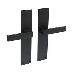 Intersteel Deurkruk Amsterdam op blind schild mat zwart