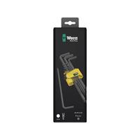 Wera 950 PKL/9 SZ N SB Winkelschlüsselsatz, zöllig, BlackLaser, 9-teilig - 05133180001