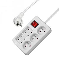 Goobay AC power sockets with switch 1.5m 3x CEE 7/4 4x EURO children security