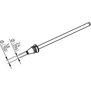 ersa Entlötspitze Konisch Spitzen-Länge 79.25mm Inhalt 1St.