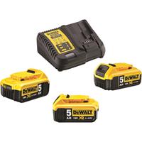 Dewalt 18V Starterset 3x 5.0Ah + XR multilader DCB115P3-QW